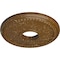 Ekena Millwork Tirana Medallion (Canopies up to 4 3/4"), 13 7/8"OD x 3 3/4"ID x 1 1/4"P, Smokey Topaz Crackle CM13TISTC - alternate 2